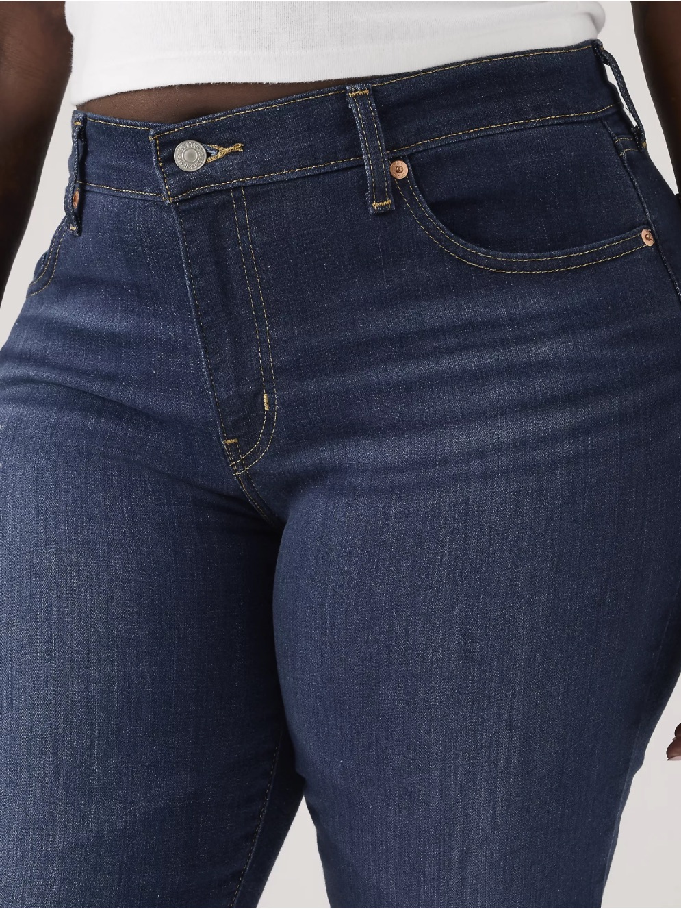 Levi’s Boyfriend Women’s Dark Blue Straight-Leg Jeans Size 33